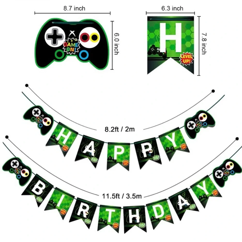 Birthday Party Decorations Video Game Theme